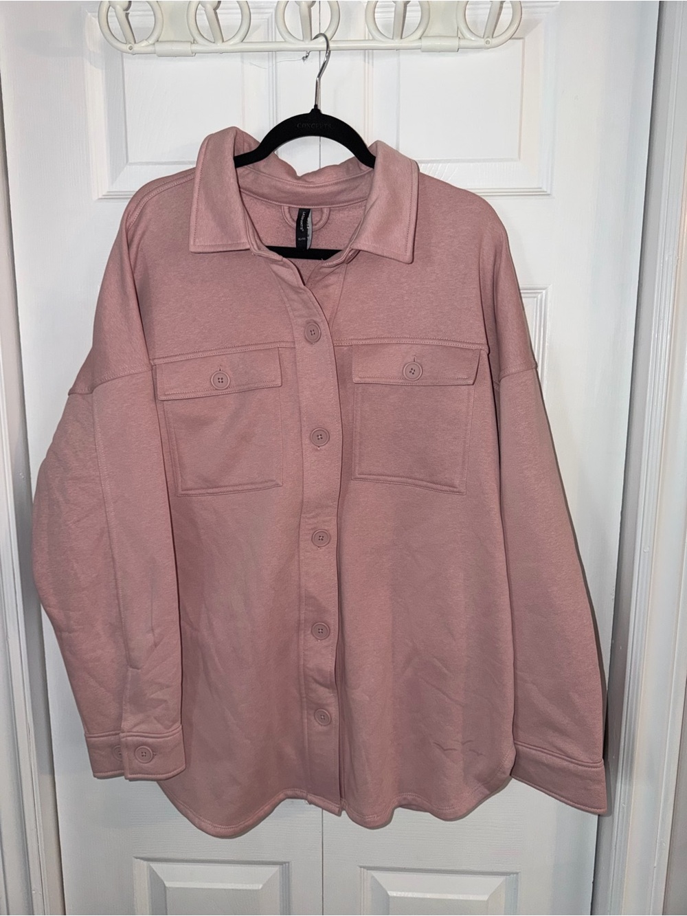 LAZYPANTS® Soft Pink Fleece Pullover